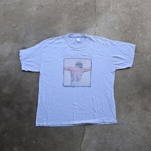 Vintage Jesus Christianity Read Between The Lines Shirt White XL